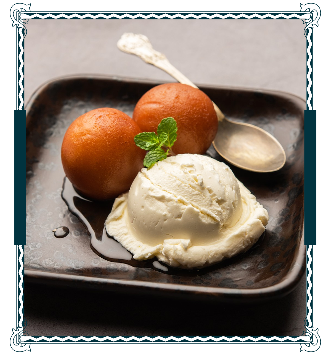 Gulab Jamun withIce-cream